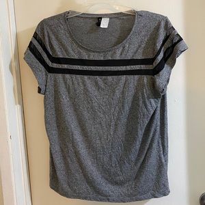 Last call! H&M grey and black TShirt